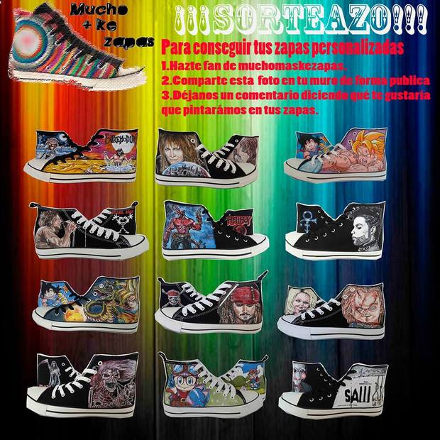 Sorteo zapatillas personalizadas