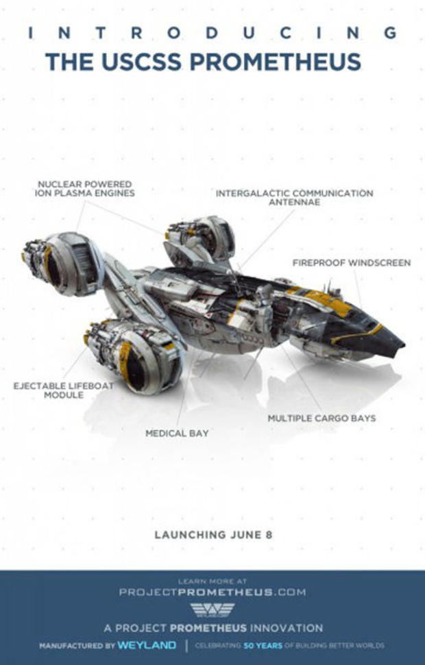 Poster viral ''Prometheus'' nº2