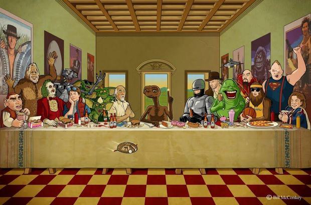 La última cena de los 80