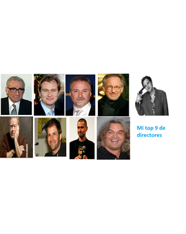 Mi top 9 de directores