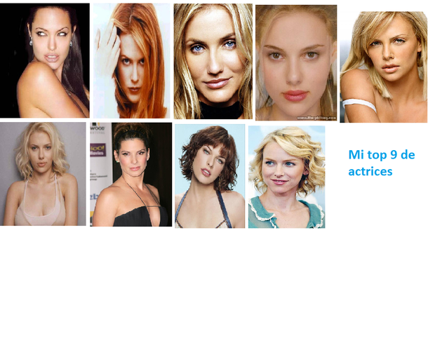 Mi top 9 de actrices