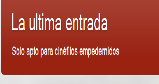 ¿ Queréis una critica de alguna película?