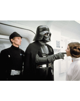 Darth Vader y la princesa Leia