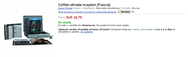 Cofre de inception [Francia] por 16,79