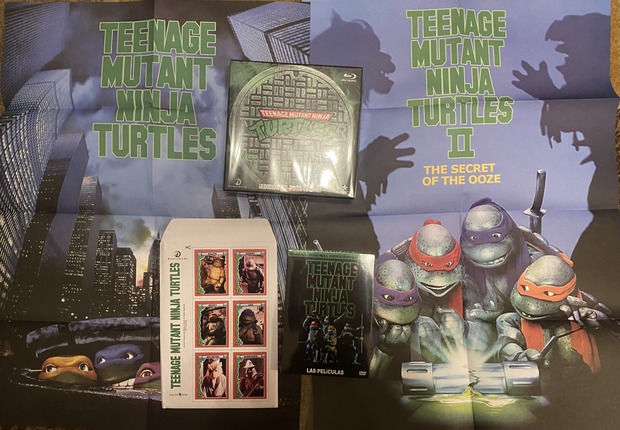 Tortugas ninja en bluray y Dvd con sorpresas 