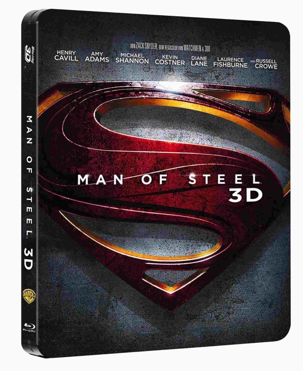 Man of Steel 3D - Steelbook   Zavvi