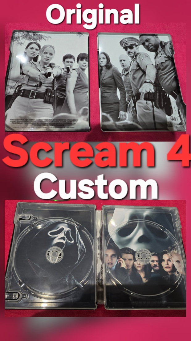 Scream 4 Steelbook (Interior Custom)