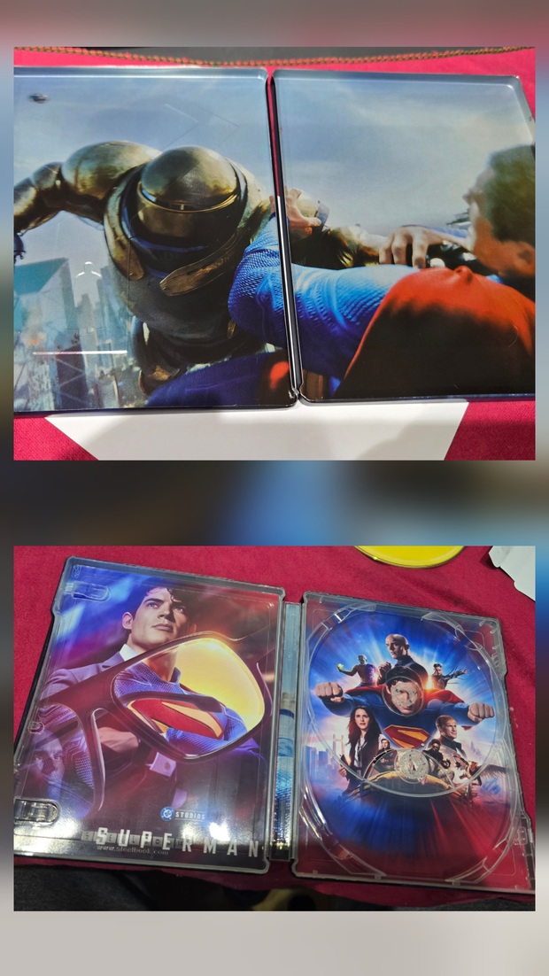 Superman 4k Steelbook interior custom