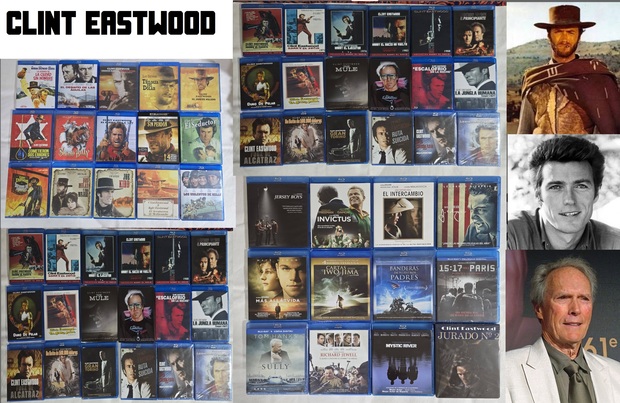 Mi Coleccion en Formato Fisico (Bluray) de Clint Eastwood