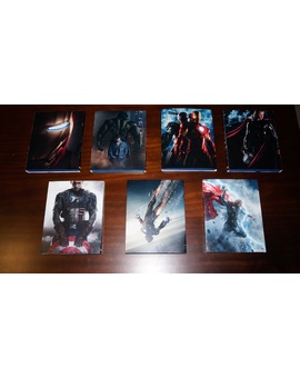 Mis custom slipcovers de Marvel Frontal