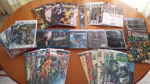 Compras de Febrero en Cine y Cómics