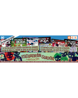 Promoción de soft Merchandishing Escuadrón Suicida (TiendasCosmic)