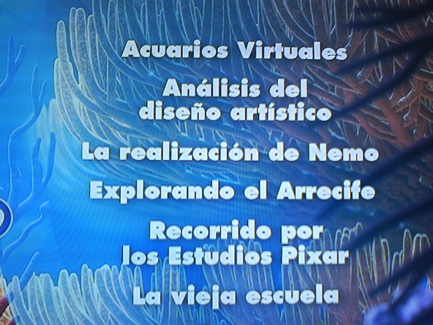 extras buscando a nemo ( usa )  disco bd de extras 1/2