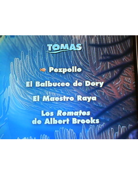 extras buscando a nemo, disco usa 3/6