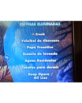 extras buscando a nemo, disco usa 4/6