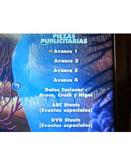 extras buscando a nemo, disco usa 5/6