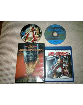 El ejercito de las tinieblas versiones alemana y americana DVD y Blu-Ray (Peliculas originales del cine, sin retokes ni cortes, no como la edicion española)