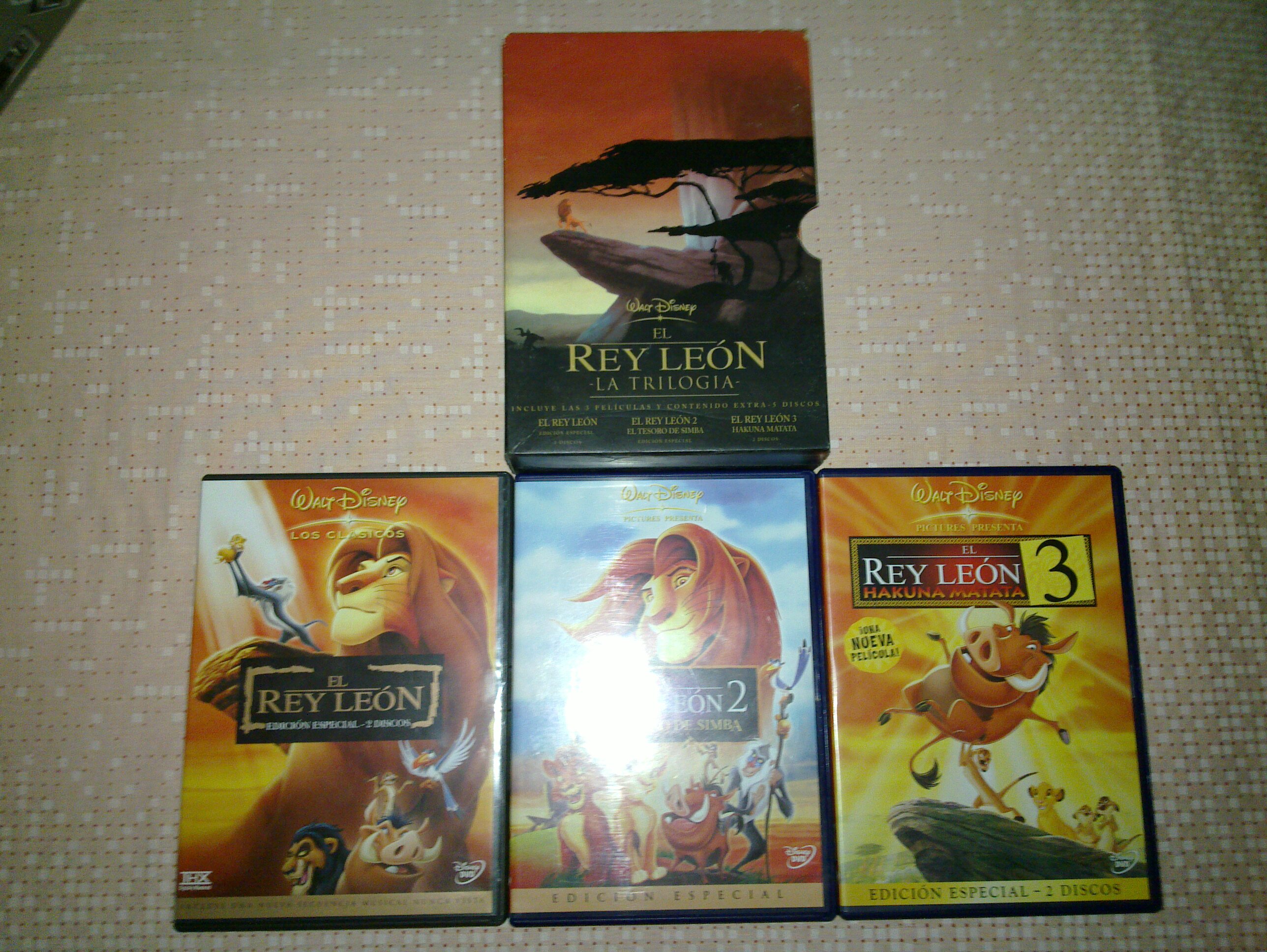 DVD Paquete El Rey Leon