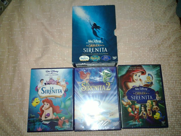 Pack trilogia de La Sirenita DVD