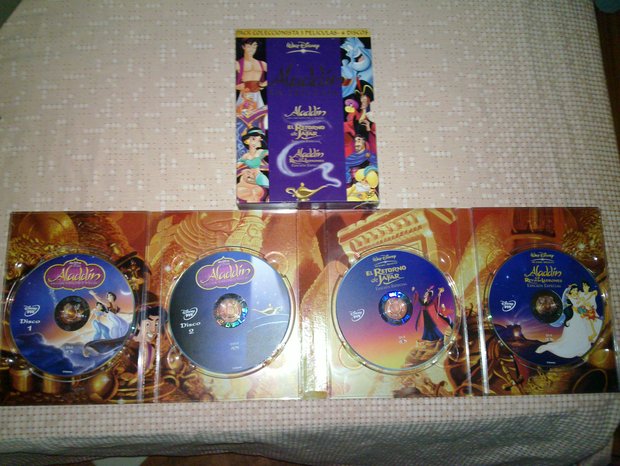 Digipack Trilogia Aladdin DVD