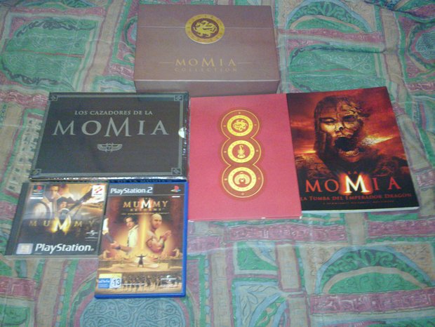 Pack Colección DVD's de La Momia + videojuegos PSX y PS2: La Momia y El Regreso de La Momia