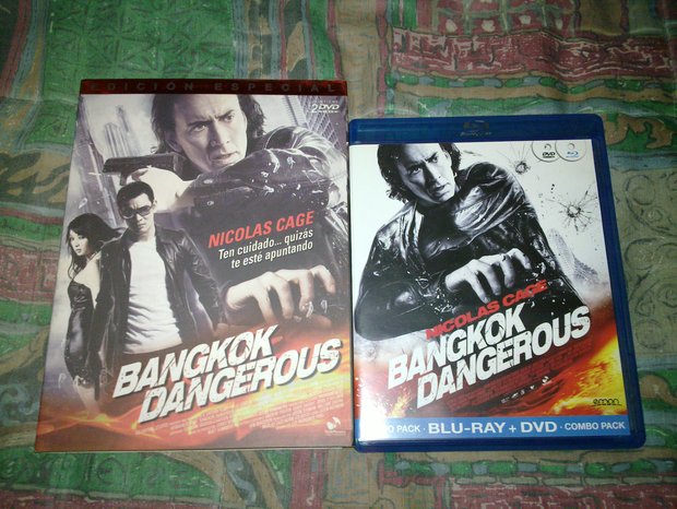 Bangkok Dangerous DVD Digipack funda de Cartón Edición Especial 2 Discos y Blu-Ray + DVD Combo Pack