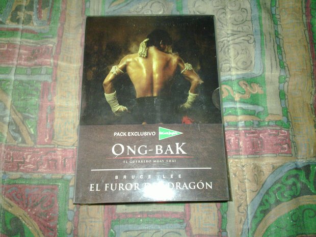 Pack exclusivo El Corte Inglés. DVD's Ong-Bak Funda de cartón 2 Discos + El Furor del Dragon Bruce Lee