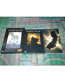 Batman Begins DVD edición Coleccionsta 2 Discos: Funda de Cartón con relieve 3D + Comic