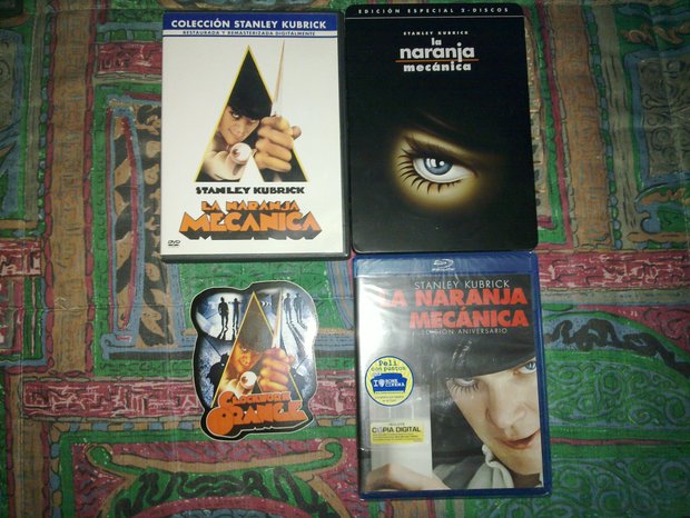 La Naranja Mecanica Edición sencilla y Especial Metalica 2 Discos, Edición Aniversario Blu-Ray 2 Discos
