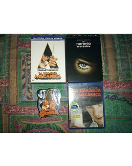 La Naranja Mecanica Edición sencilla y Especial Metalica 2 Discos, Edición Aniversario Blu-Ray 2 Discos
