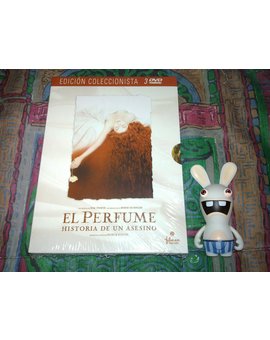 DVD Digibook EL PERFUME Historia de un Asesino Ed. Coleccionista 3 DVD's + Figura Rabbids ¡¡ Dedicado a ZIZU !! :)