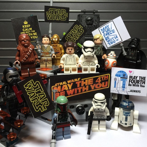 Mis LEGO os desean un Feliz día de STAR WARS