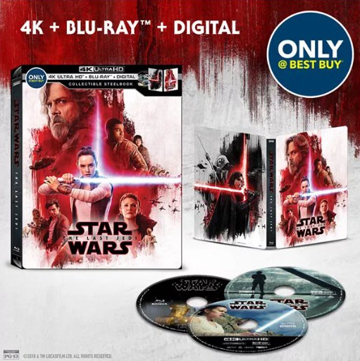 Caratula para la 4K en EEUU de BEST BUY