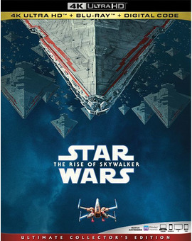 Una caratula nueva para el ASCENSO DE SKYWALKER en 4K
