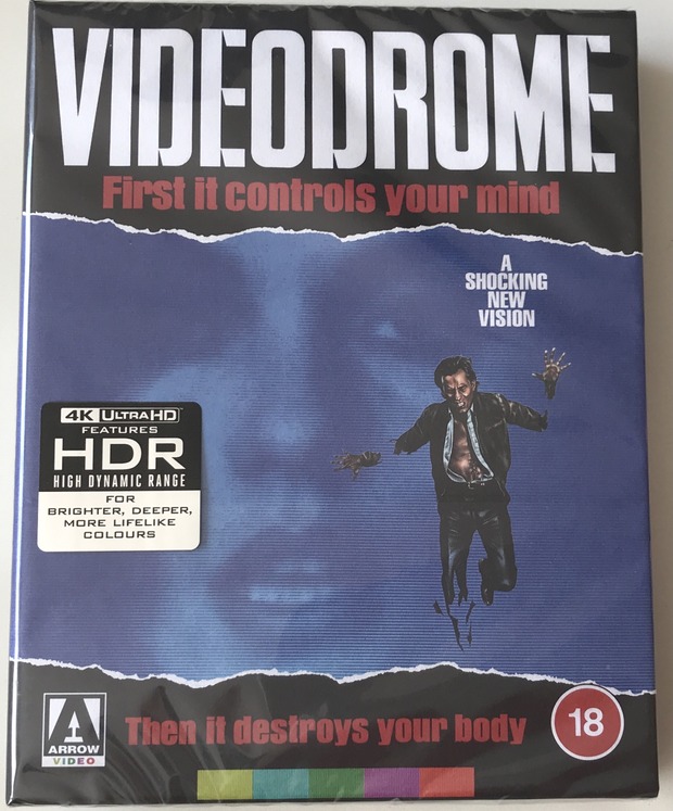 Videodrome 4k, cartel original (Arrow)