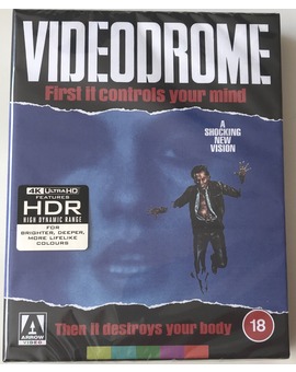 Videodrome 4k, cartel original (Arrow)