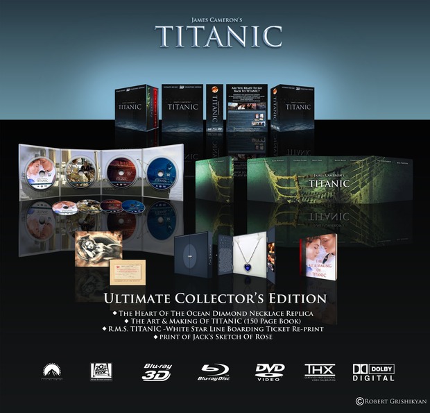 Todo sobre el pack "TITANIC" en Blu-Ray 3D.