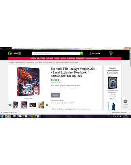 Big Hero 6 Steelbook - AGOTADO?!