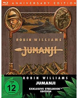 El Steelbook alemán de oferta de Jumanji NO es el mismo disco que en españa