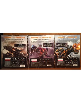 Transformers 4 Blufans Exclusive Tripack Steelbooks (4/9)