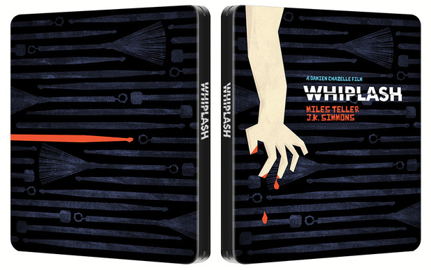 Nuevo diseño del steelbook de Zavvi de Whiplash