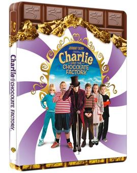 Steelbook de Charlie y La Fábrica De Chocolate (Fnac Francia)