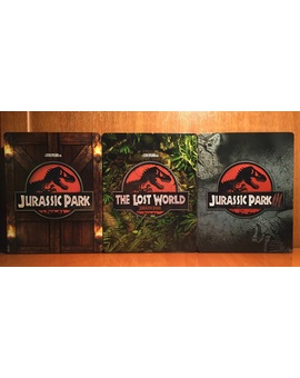 Trilogía Jurassic Park (Steelbooks)