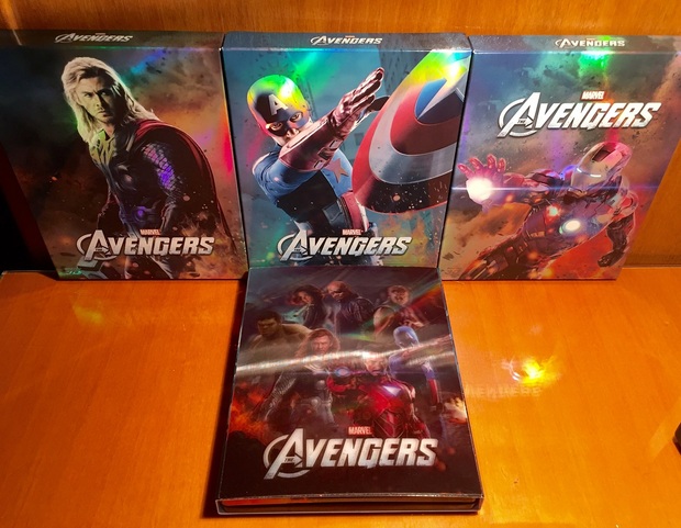 Avengers (Steelbooks Novamedia, Lenticular + Fullslip A/B/C) 1/3