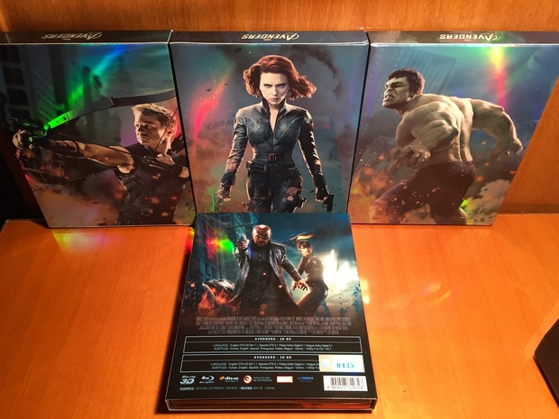 Avengers (Steelbooks Novamedia, Lenticular + Fullslip A/B/C) 2/3