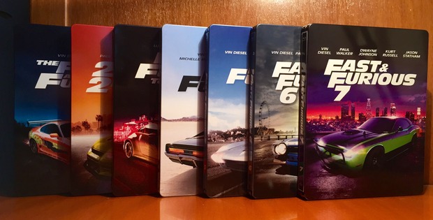 Fast & Furious Saga Steelbooks (2/2)
