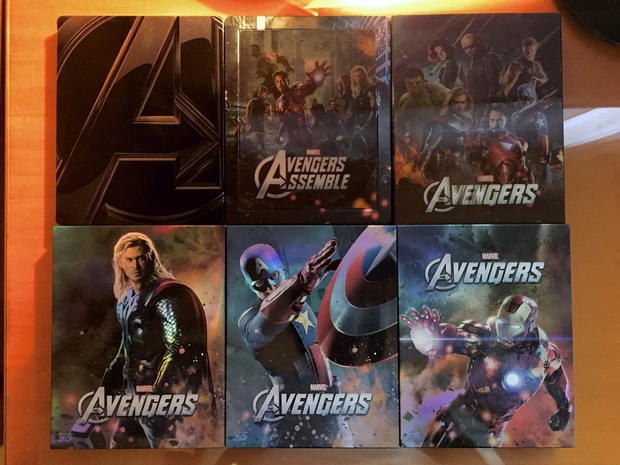 Steelbooks de Los Vengadores (1/2)