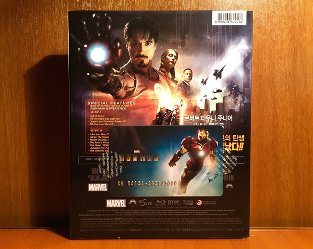 Iron Man (Kimchidvd Lenticular Steelbook) 2/5