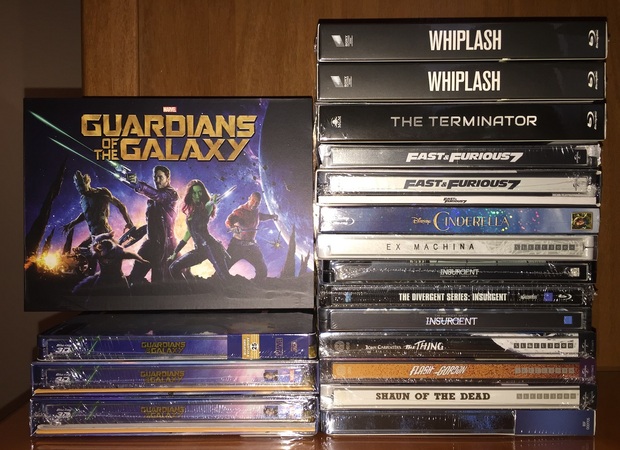 Steelbooks recibidos en agosto