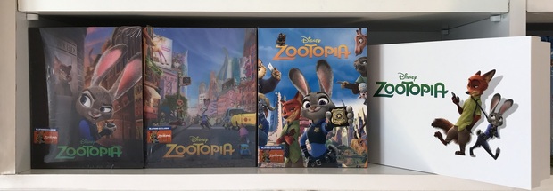 Zootopia (Blufans lenticular, doble lenticular y fullslip + caja)